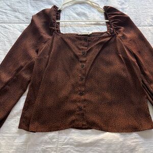 Lush Square Neck Top (Medium)